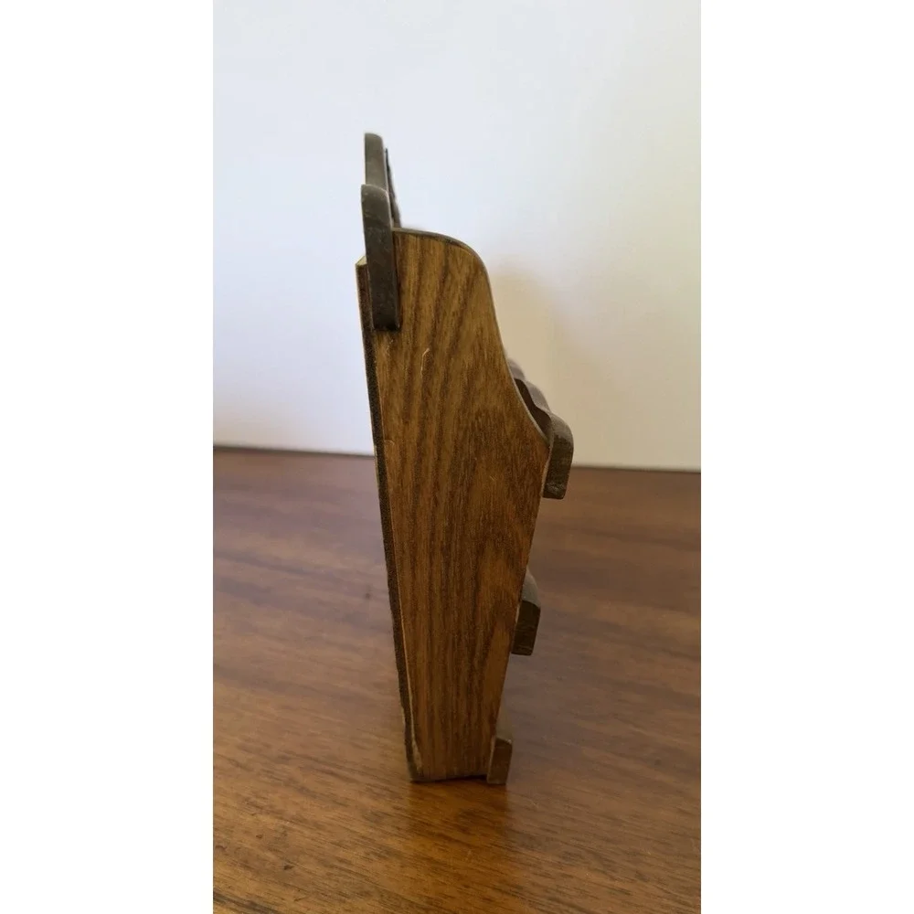 Vintage Giftwood Wooden Letter Bill Mail Organizer Eagle Japan Wall Rack
